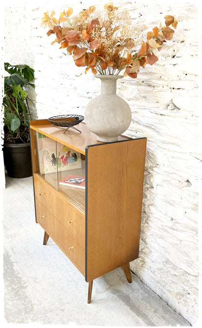 Rangement Meuble Hi-fi Vintage Pieds Compas