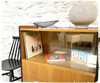 Rangement Meuble Hi-fi Vintage Pieds Compas
