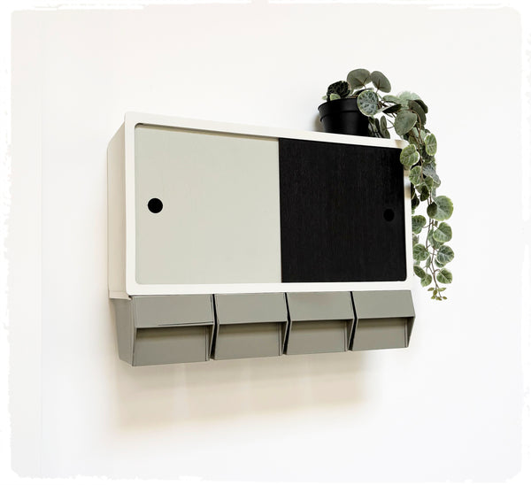 Rangement Mural Armoire à Pharmacie Vintage Style Flair Revisité