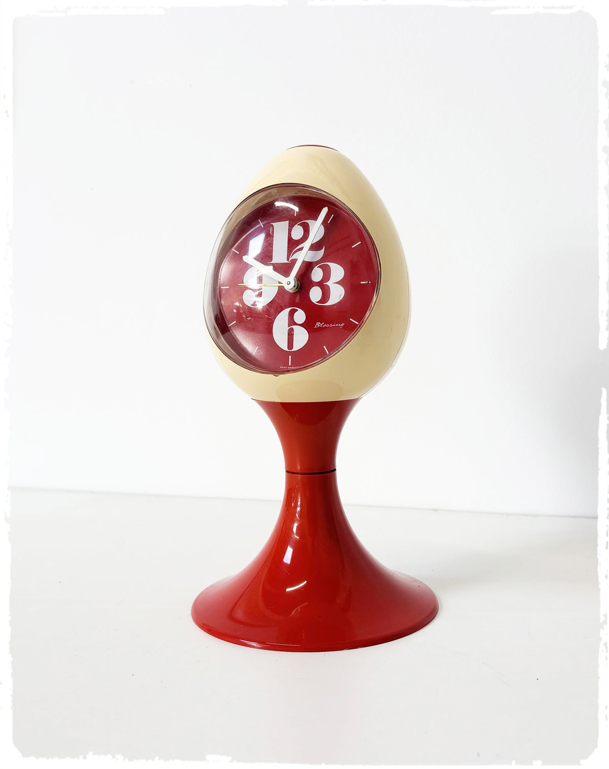 Réveil Blessing Vintage Pied Tulipe Années 70