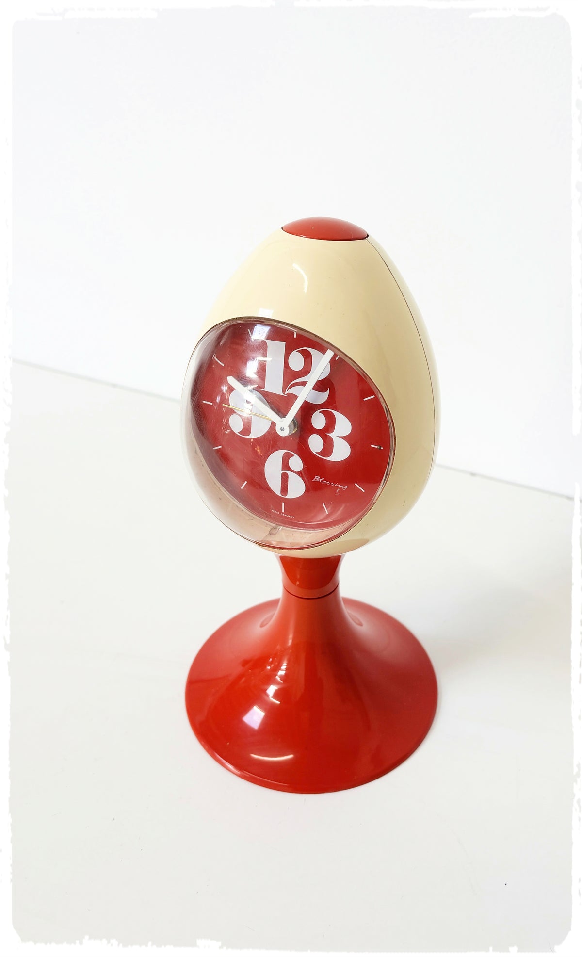 Réveil Blessing Vintage Pied Tulipe Années 70