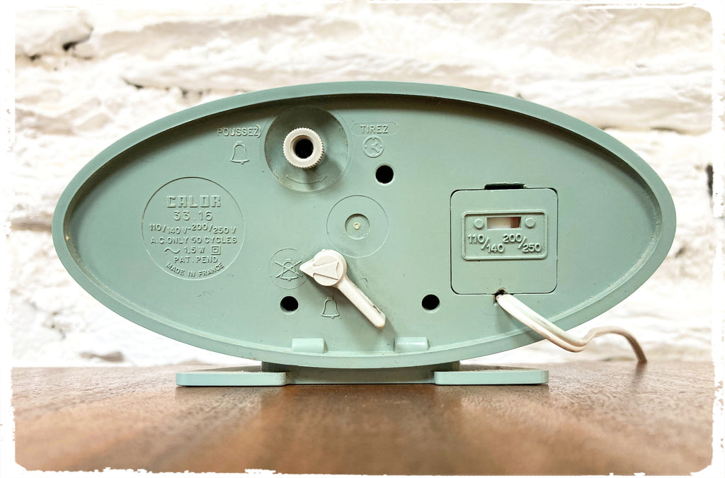 Reveil Electrique Vintage Calor 3316 Vert de Gris – Atelier OOMPA