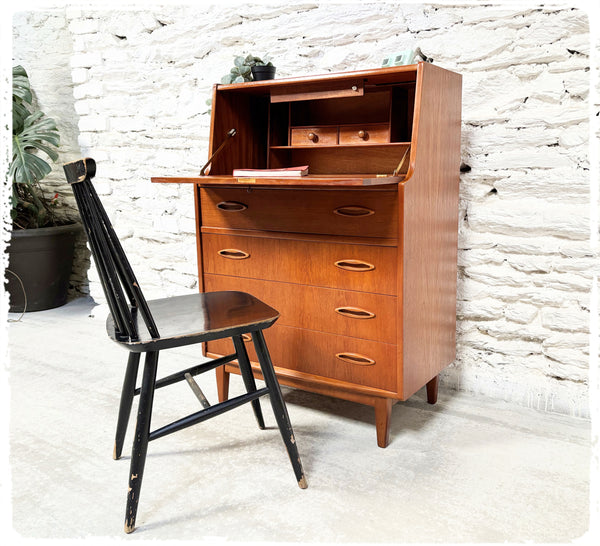 Secrétaire Rangement Vintage Jentique en Teck