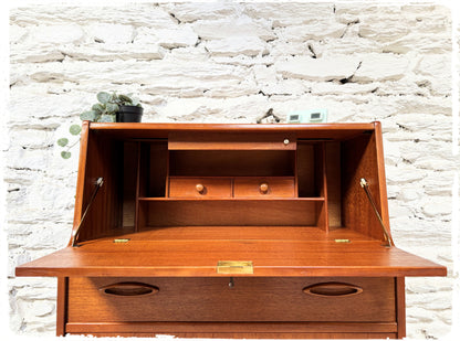 Secrétaire Rangement Vintage Jentique en Teck