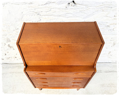 Secrétaire Rangement Vintage Jentique en Teck