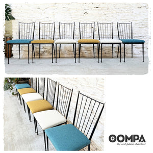 Suite de Chaises Vintage Style Colette Gueden
