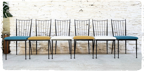 Suite de Chaises Vintage Style Colette Gueden