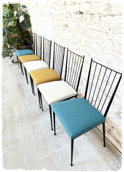 Suite de Chaises Vintage Style Colette Gueden