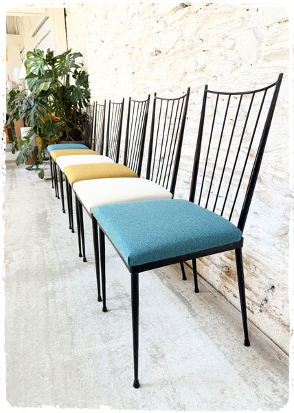 Suite de Chaises Vintage Style Colette Gueden