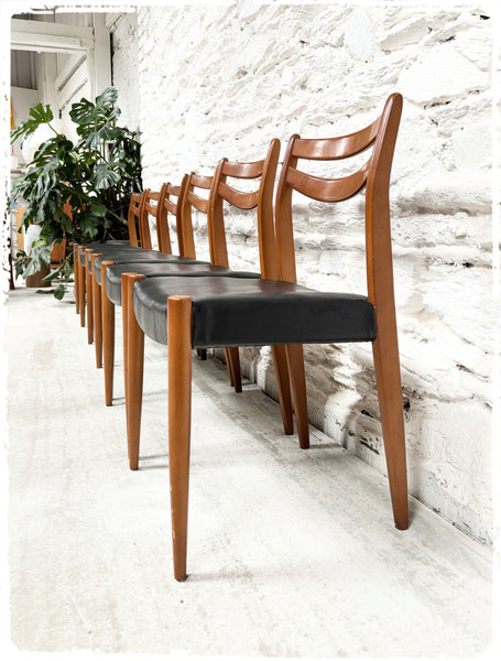 Suite de 6 Chaises Vintage Style Scandinave