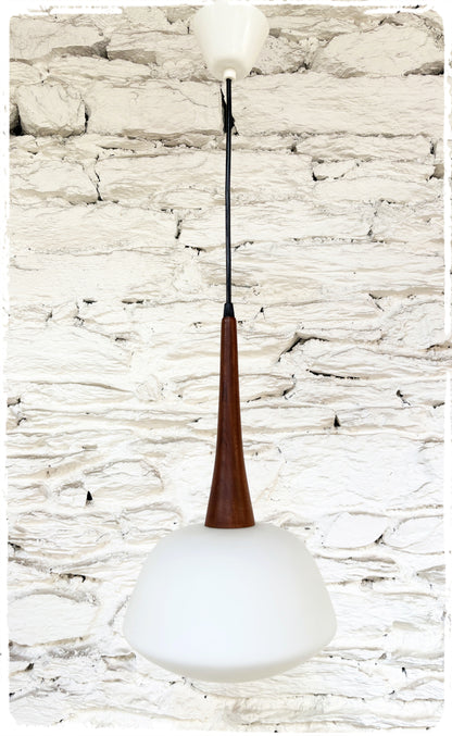 Suspension Vintage Opale & Teck