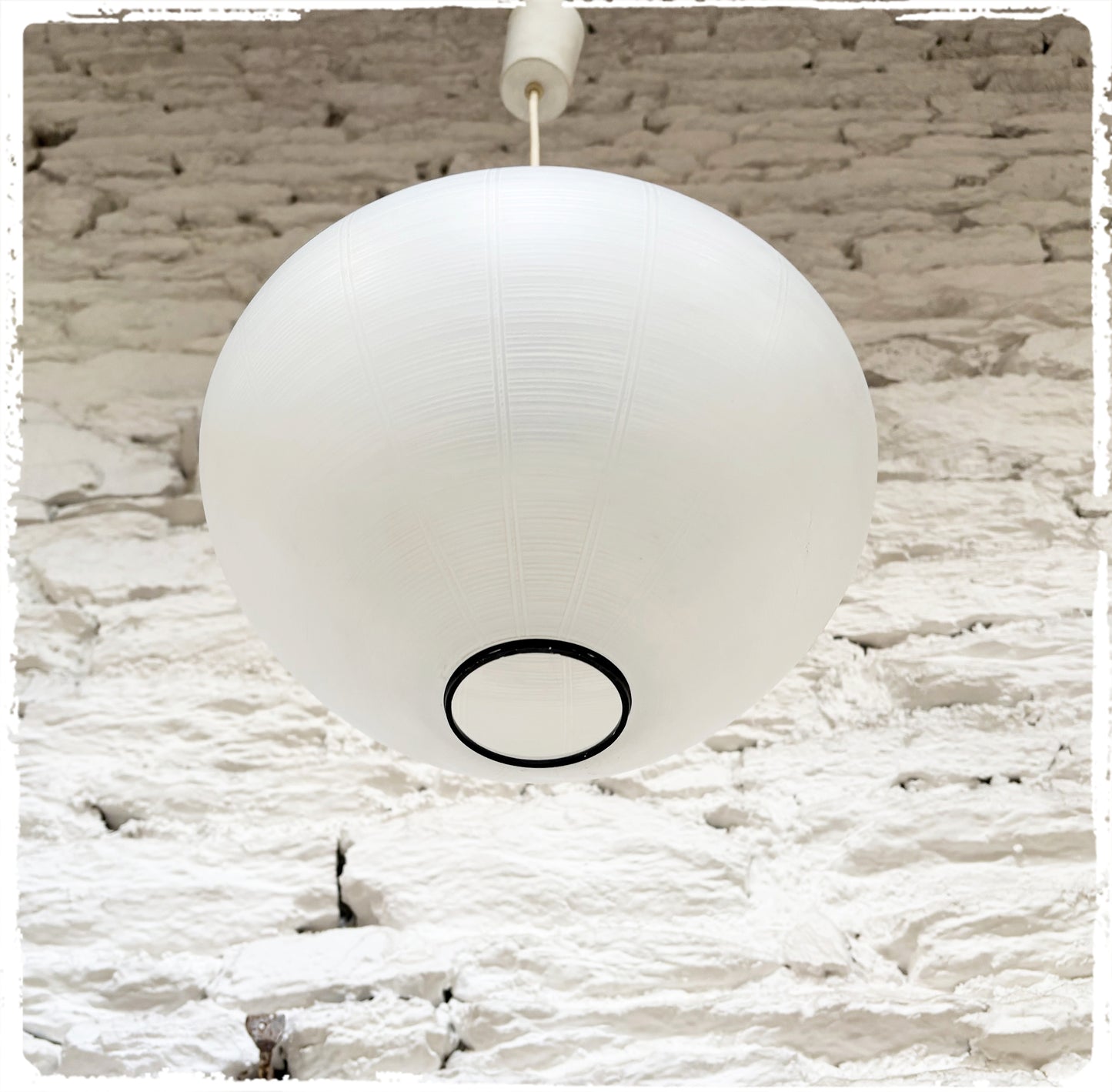 Suspension Vintage Années 60 en Verre