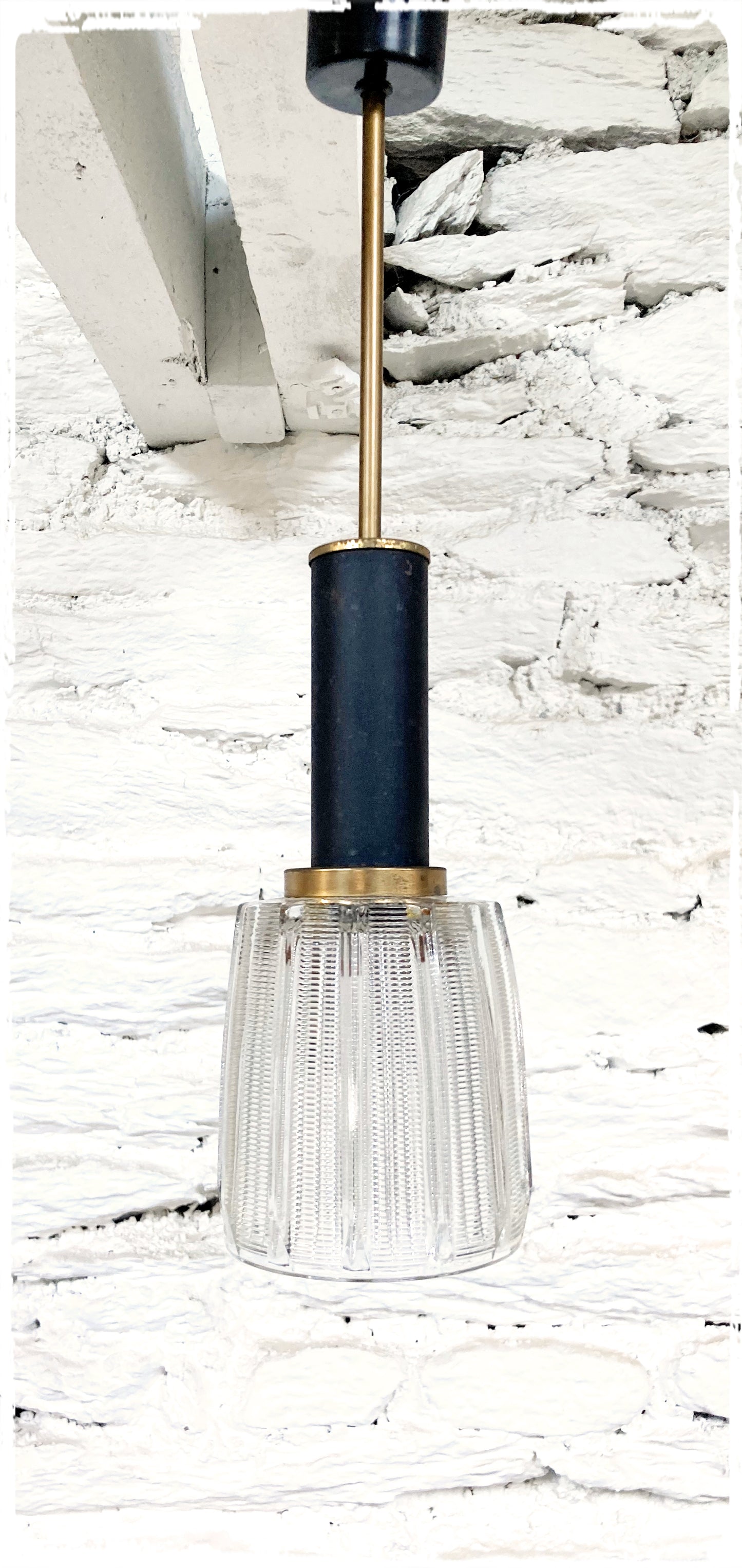 Paire de Suspensions Vintage Moderniste