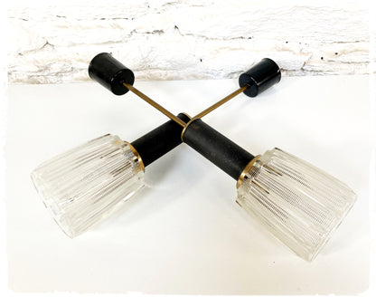 Paire de Suspensions Vintage Moderniste
