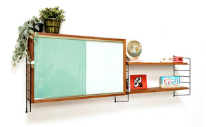 Système Mural Vintage en Teck Style String Tomado