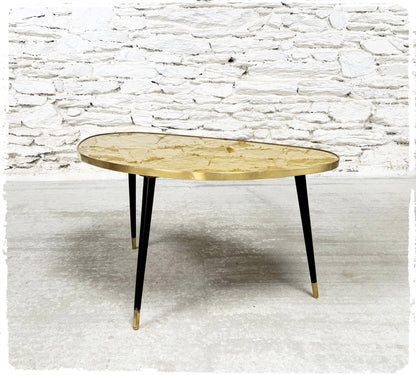Table Basse Tripode Vintage Forme Libre Revisitée