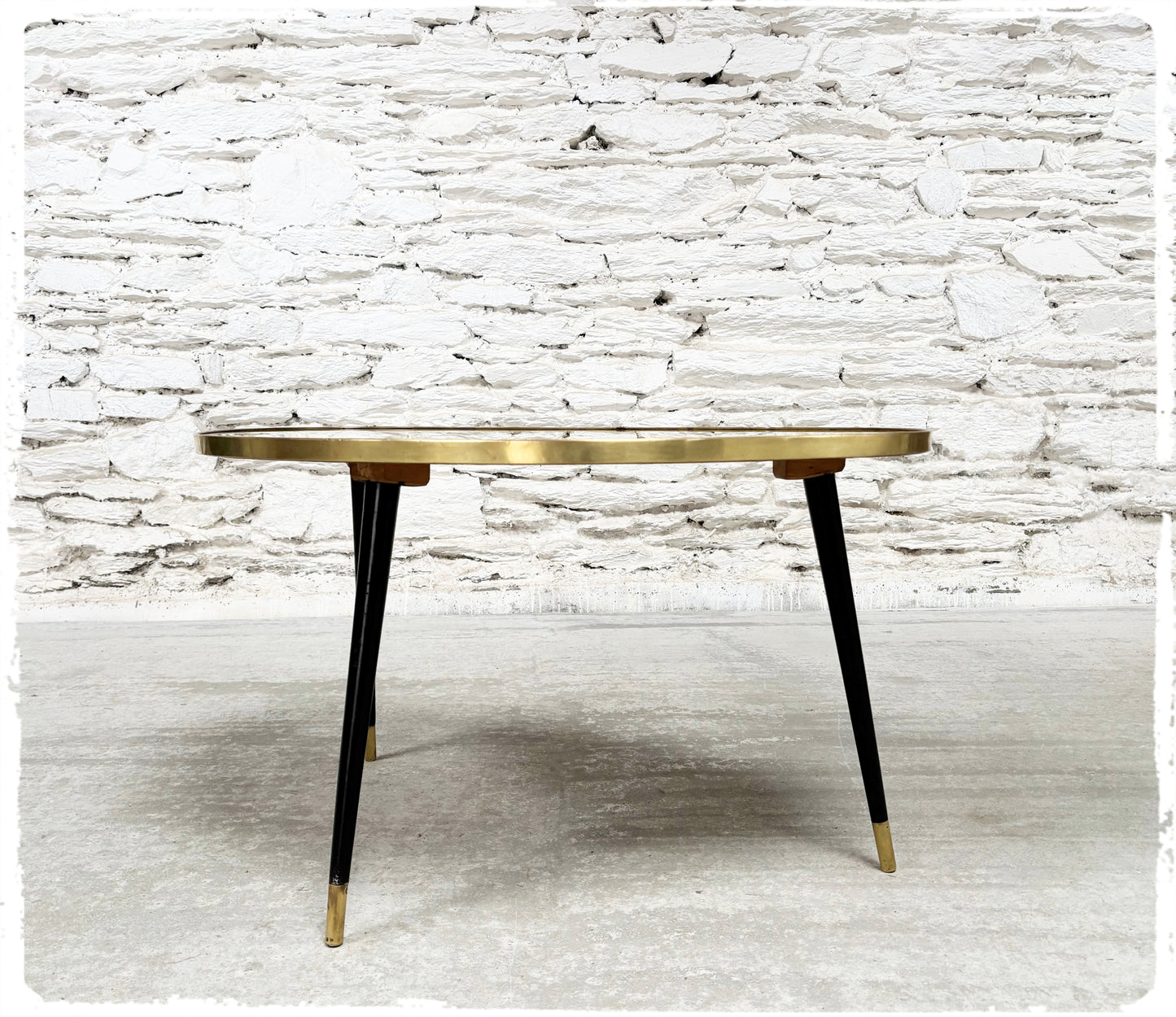 Table Basse Tripode Vintage Forme Libre Revisitée