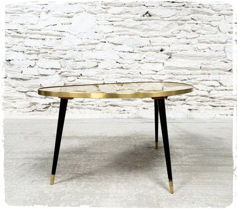 Table Basse Tripode Vintage Forme Libre Revisitée