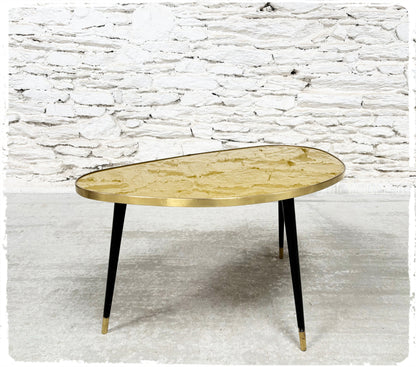 Table Basse Tripode Vintage Forme Libre Revisitée