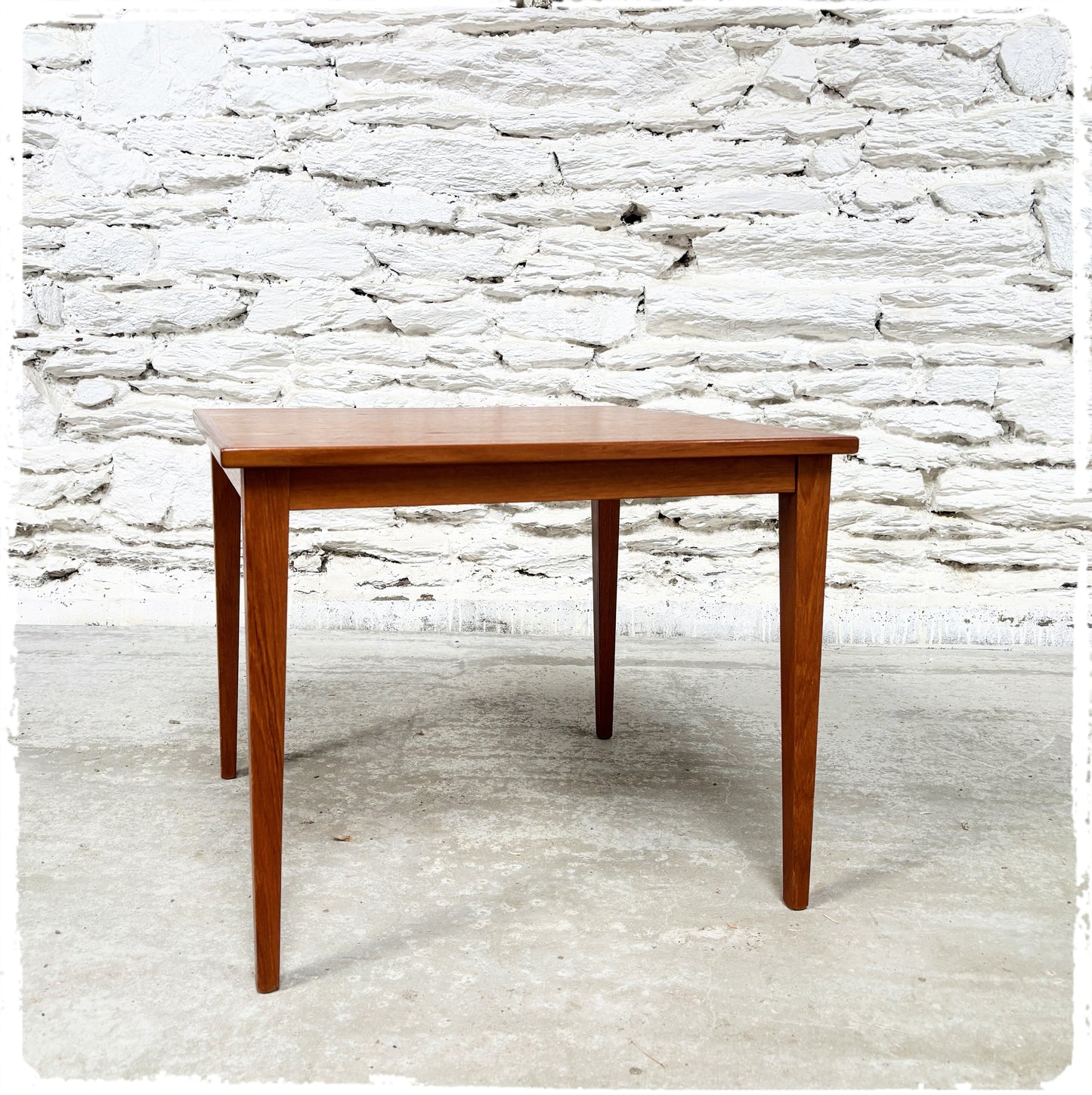 Table Basse Vintage Scandinave Kvalitet Form Funktion en Teck