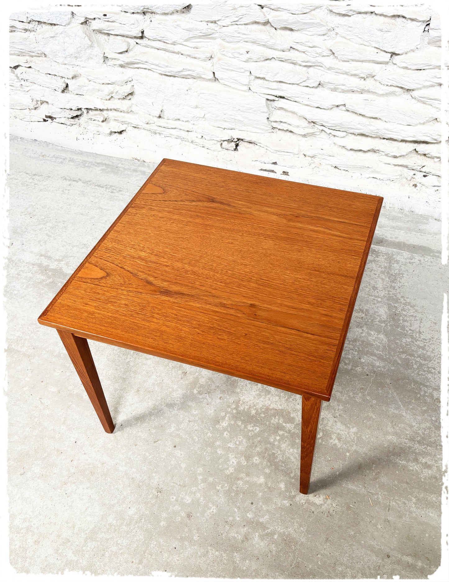 Table Basse Vintage Scandinave Kvalitet Form Funktion en Teck