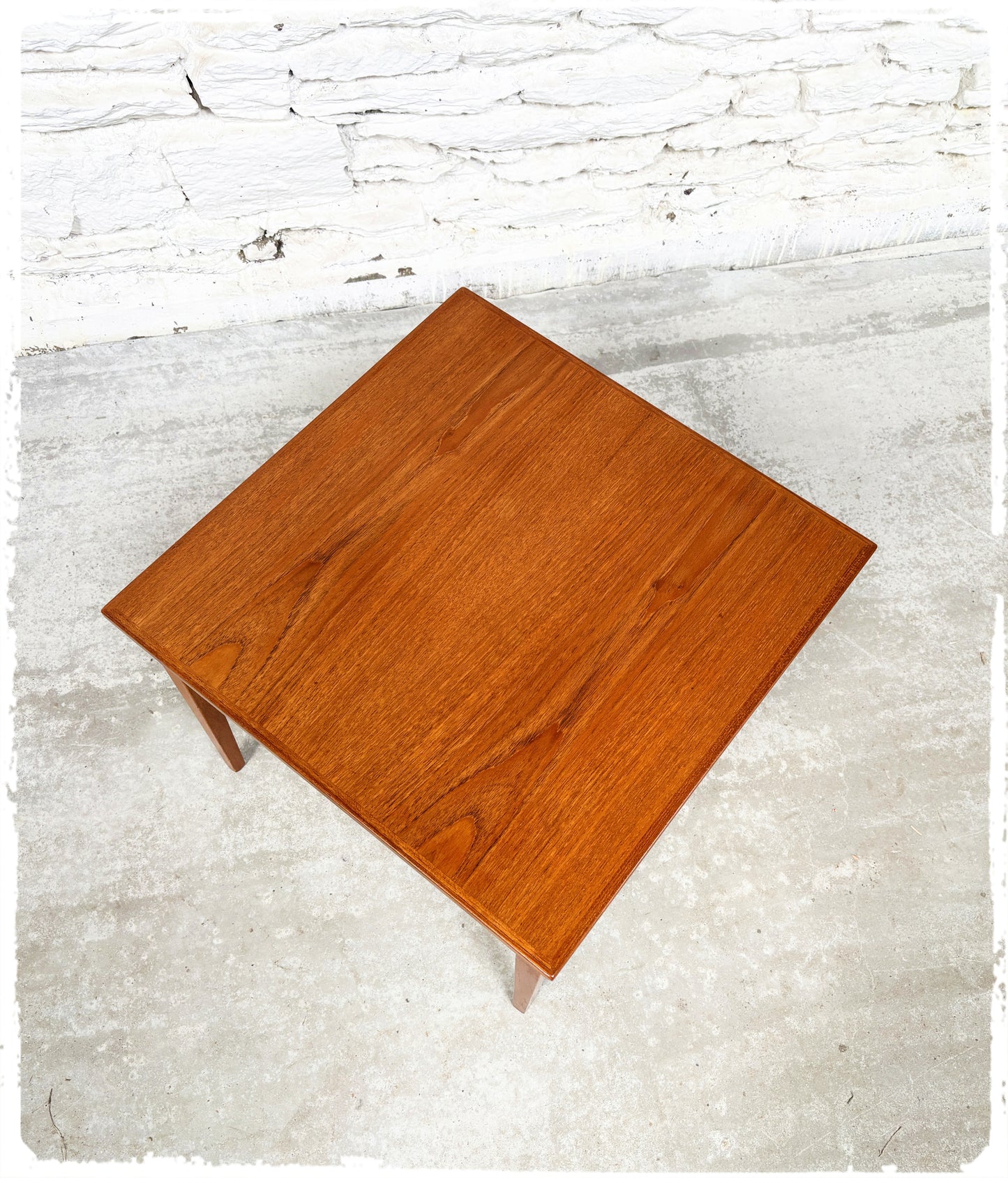 Table Basse Vintage Scandinave Kvalitet Form Funktion en Teck