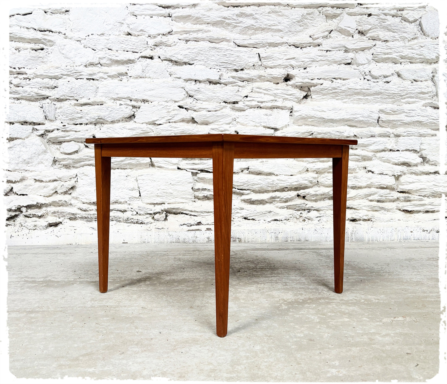 Table Basse Vintage Scandinave Kvalitet Form Funktion en Teck