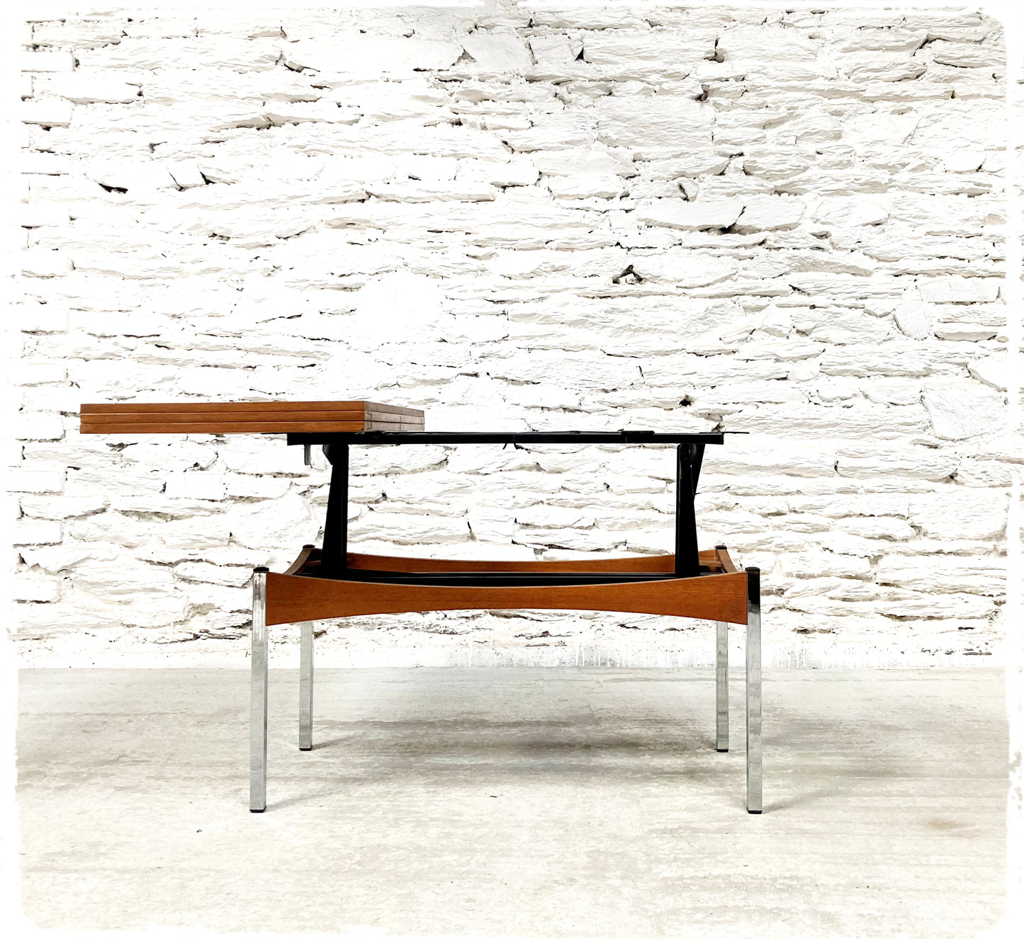 Table Basse Extensible Vintage Joseph André Motte Atelier J.E.R