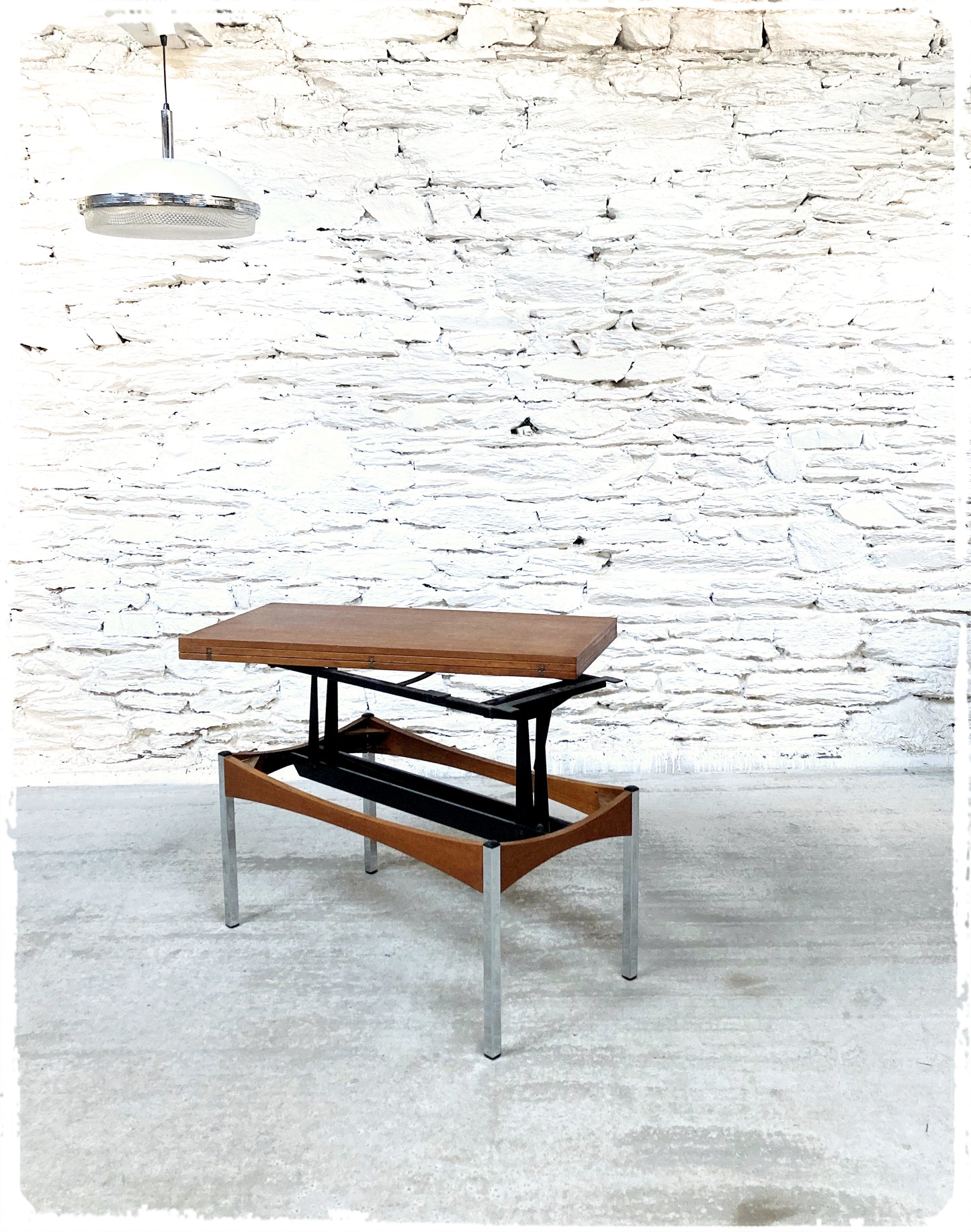 Table Basse Extensible Vintage Joseph André Motte Atelier J.E.R