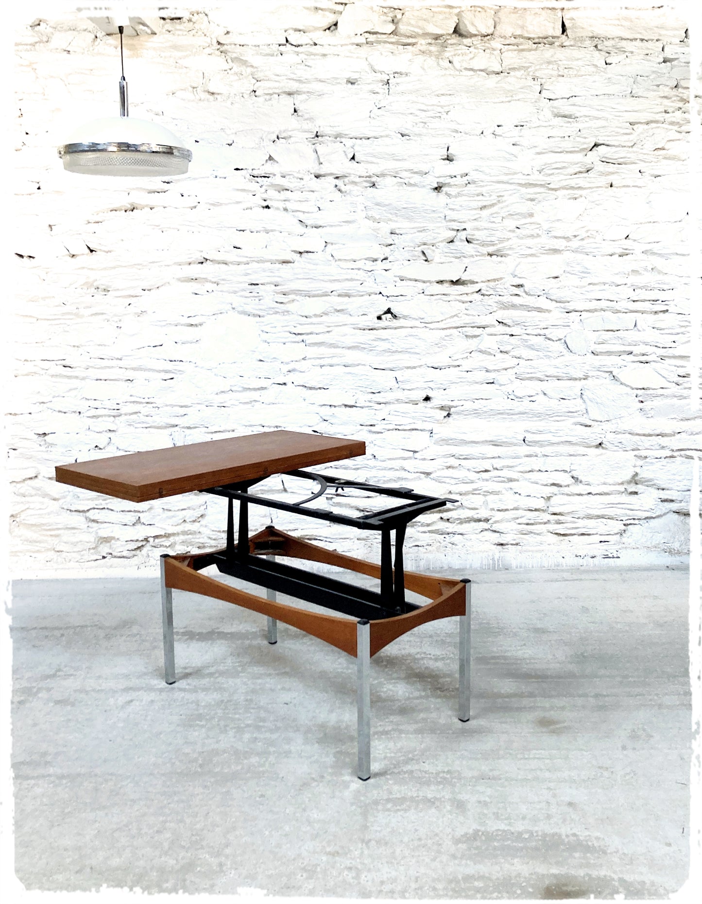 Table Basse Extensible Vintage Joseph André Motte Atelier J.E.R