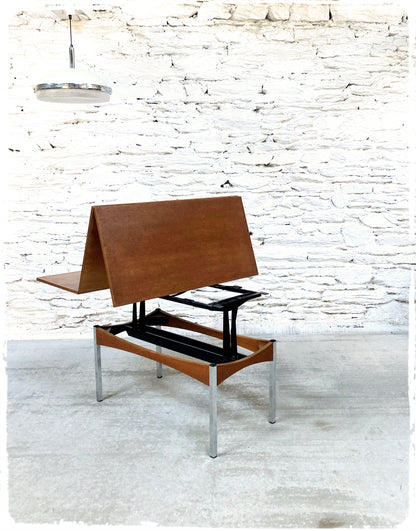 Table Basse Extensible Vintage Joseph André Motte Atelier J.E.R
