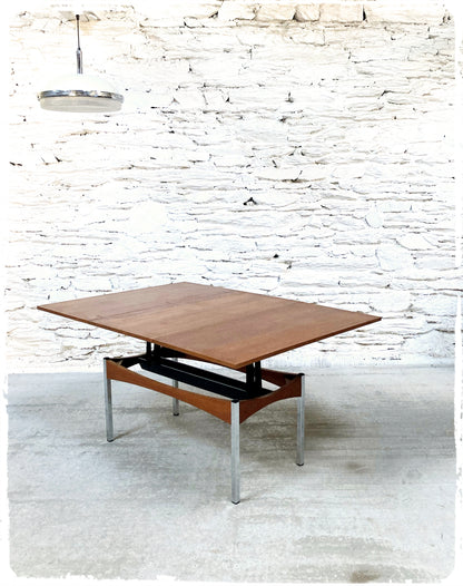 Table Basse Extensible Vintage Joseph André Motte Atelier J.E.R
