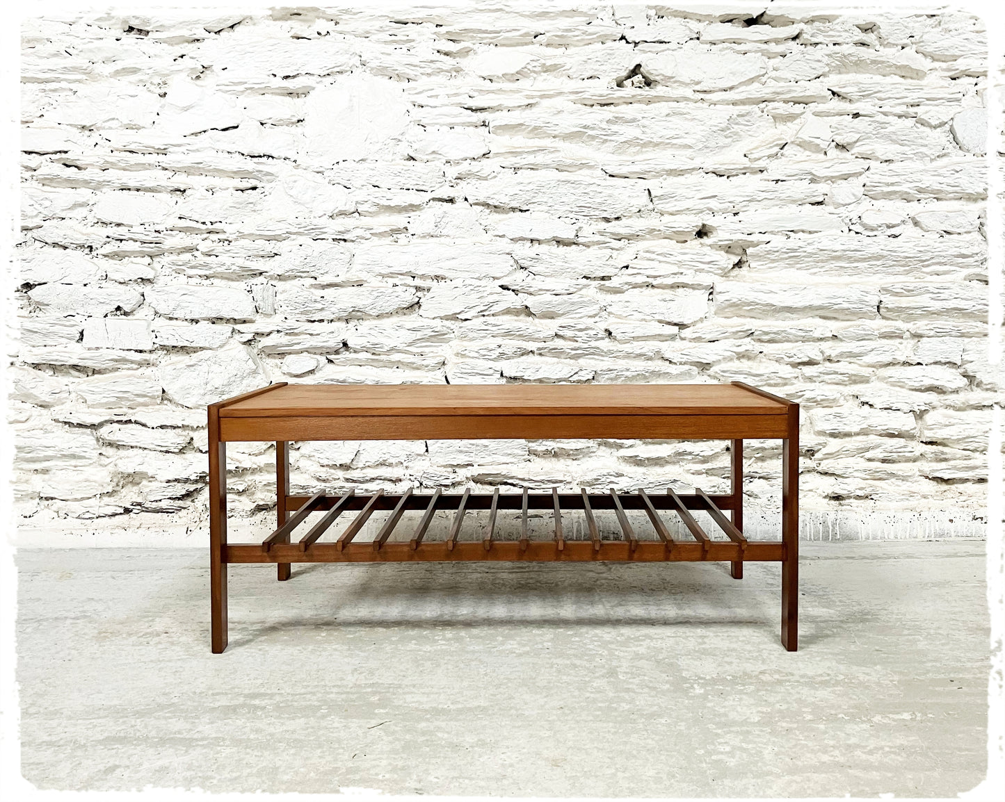 Table Basse Vintage Scandinave en Teck