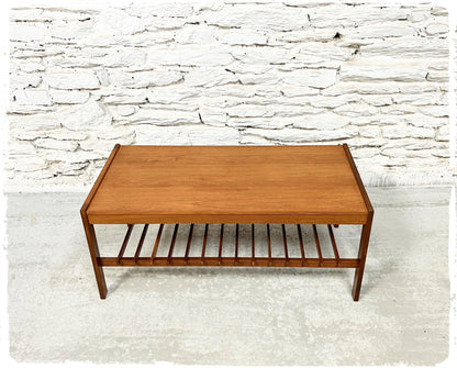 Table Basse Vintage Scandinave en Teck