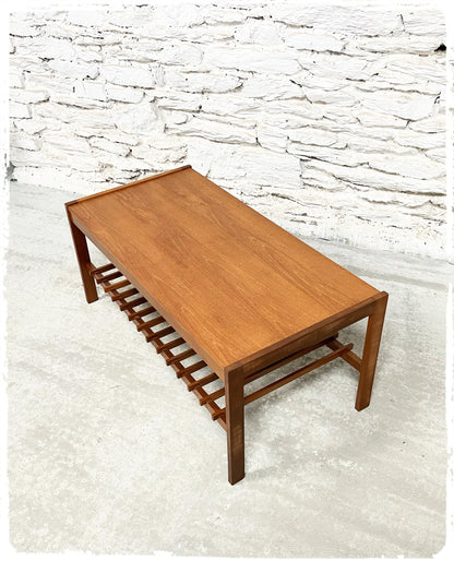 Table Basse Vintage Scandinave en Teck