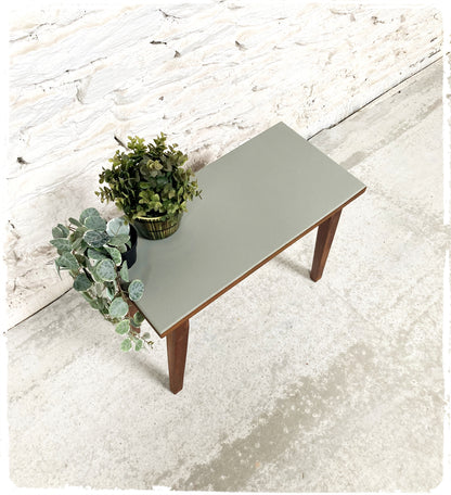 Table d'Appoint Bout de Canapé Porte Plantes Vintage Revisité
