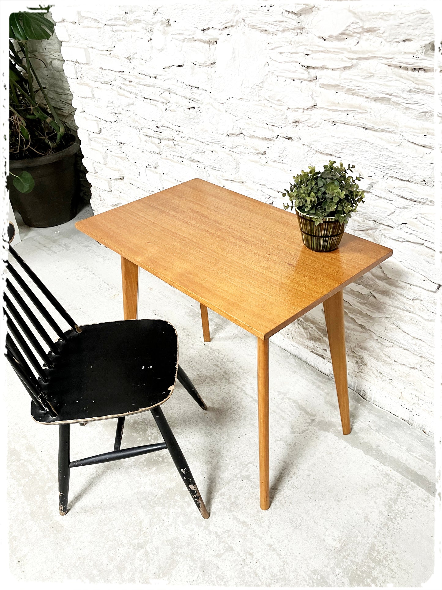 Table d'Appoint Bureau Vintage Pieds Compas