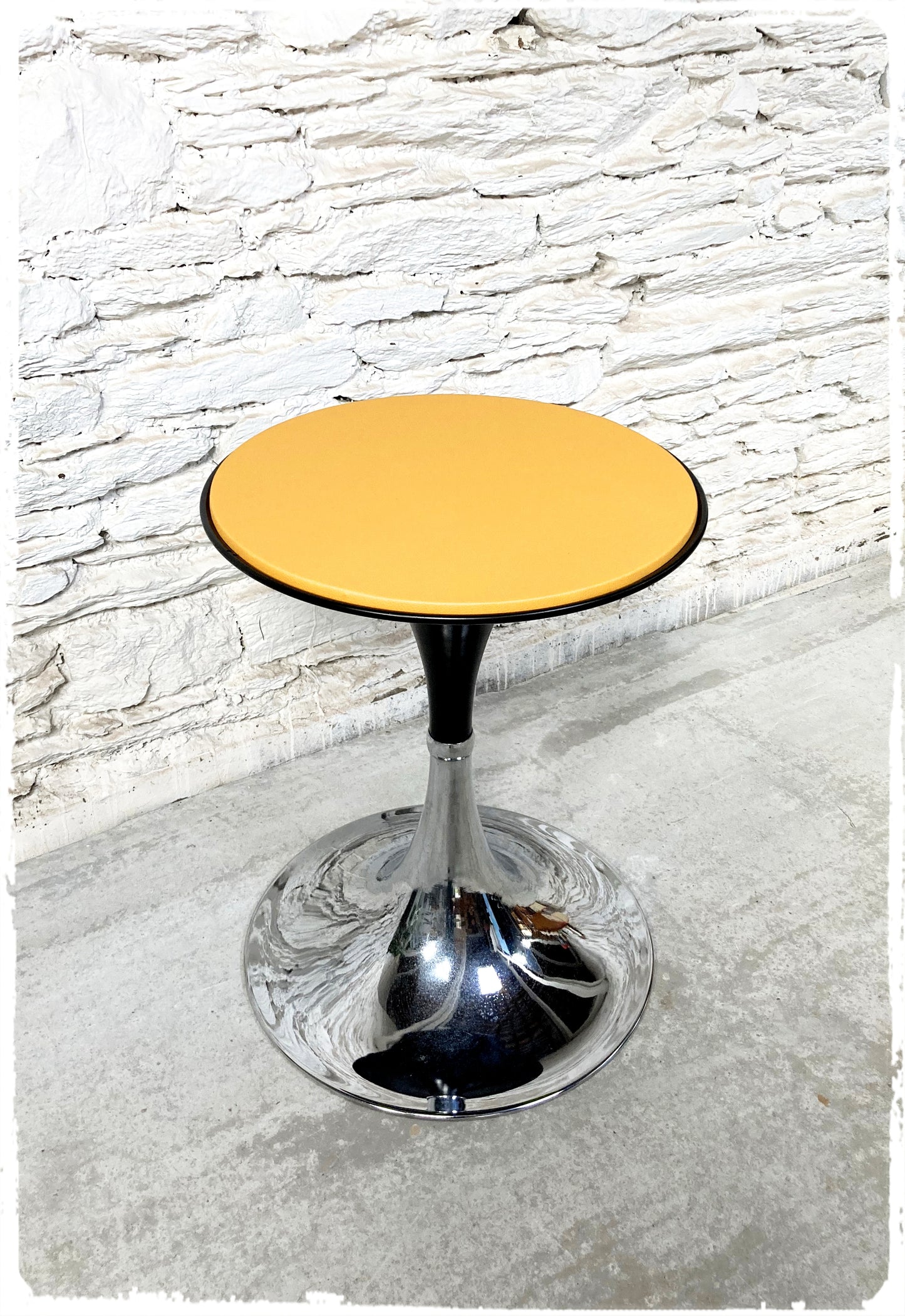 Table Guéridon Vintage Pied Tulipe