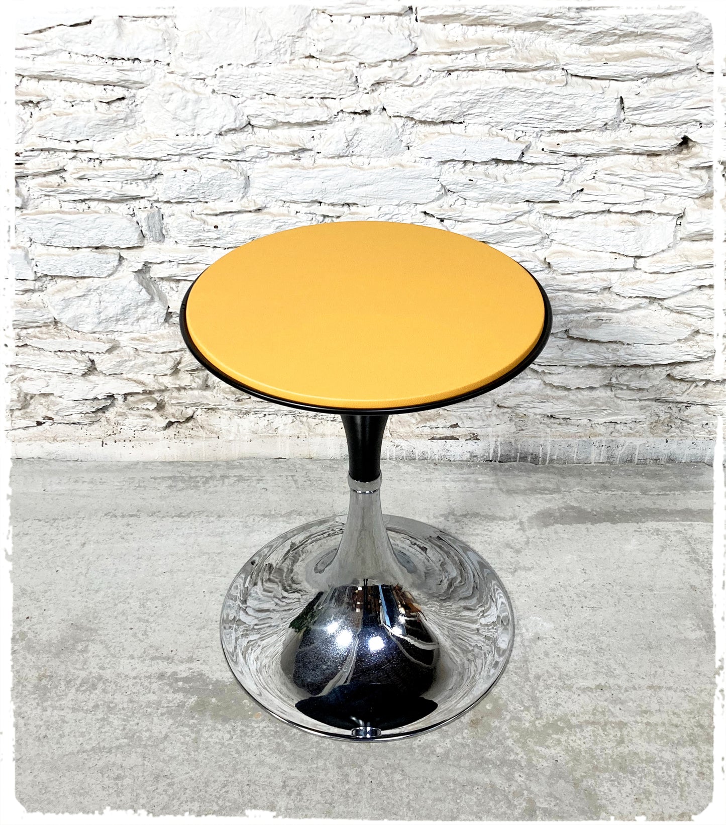 Table Guéridon Vintage Pied Tulipe