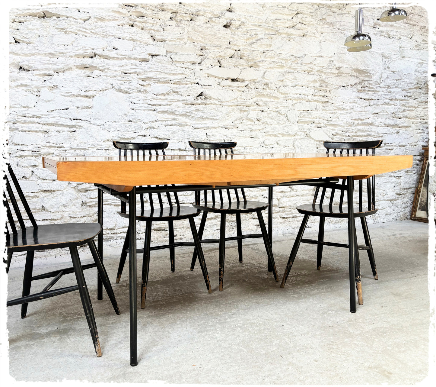 Table de Repas Vintage Alain Richard Modèle 324 Edition Meuble TV 1955