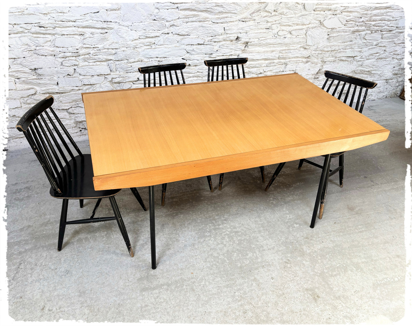 Table de Repas Vintage Alain Richard Modèle 324 Edition Meuble TV 1955