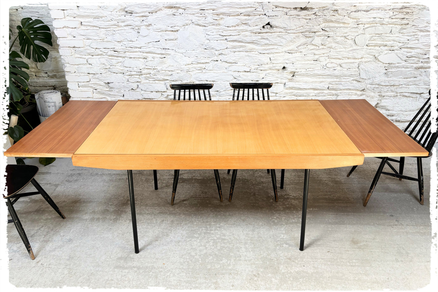 Table de Repas Vintage Alain Richard Modèle 324 Edition Meuble TV 1955