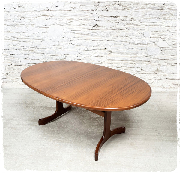 Table à Manger Vintage Style Scandinave Extensible en Teck GPLAN
