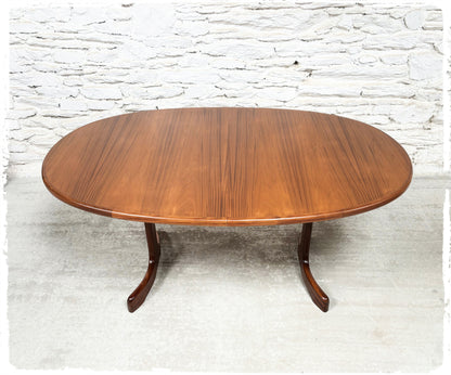 Table à Manger Vintage Style Scandinave Extensible en Teck GPLAN
