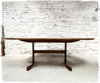 Table à Manger Vintage Style Scandinave Extensible en Teck GPLAN