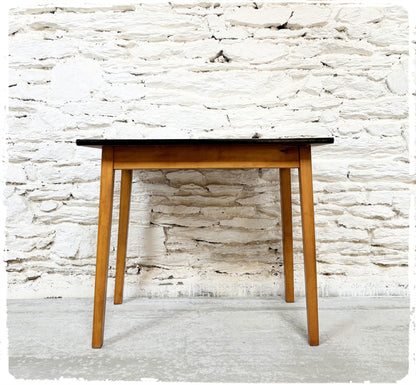Petite Table Vintage Formica Gris Marbré