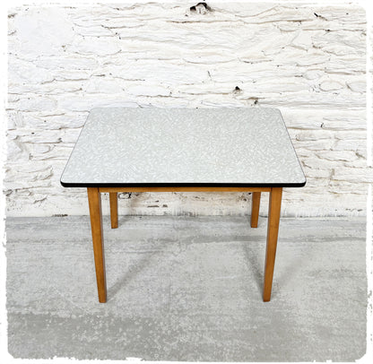Petite Table Vintage Formica Gris Marbré