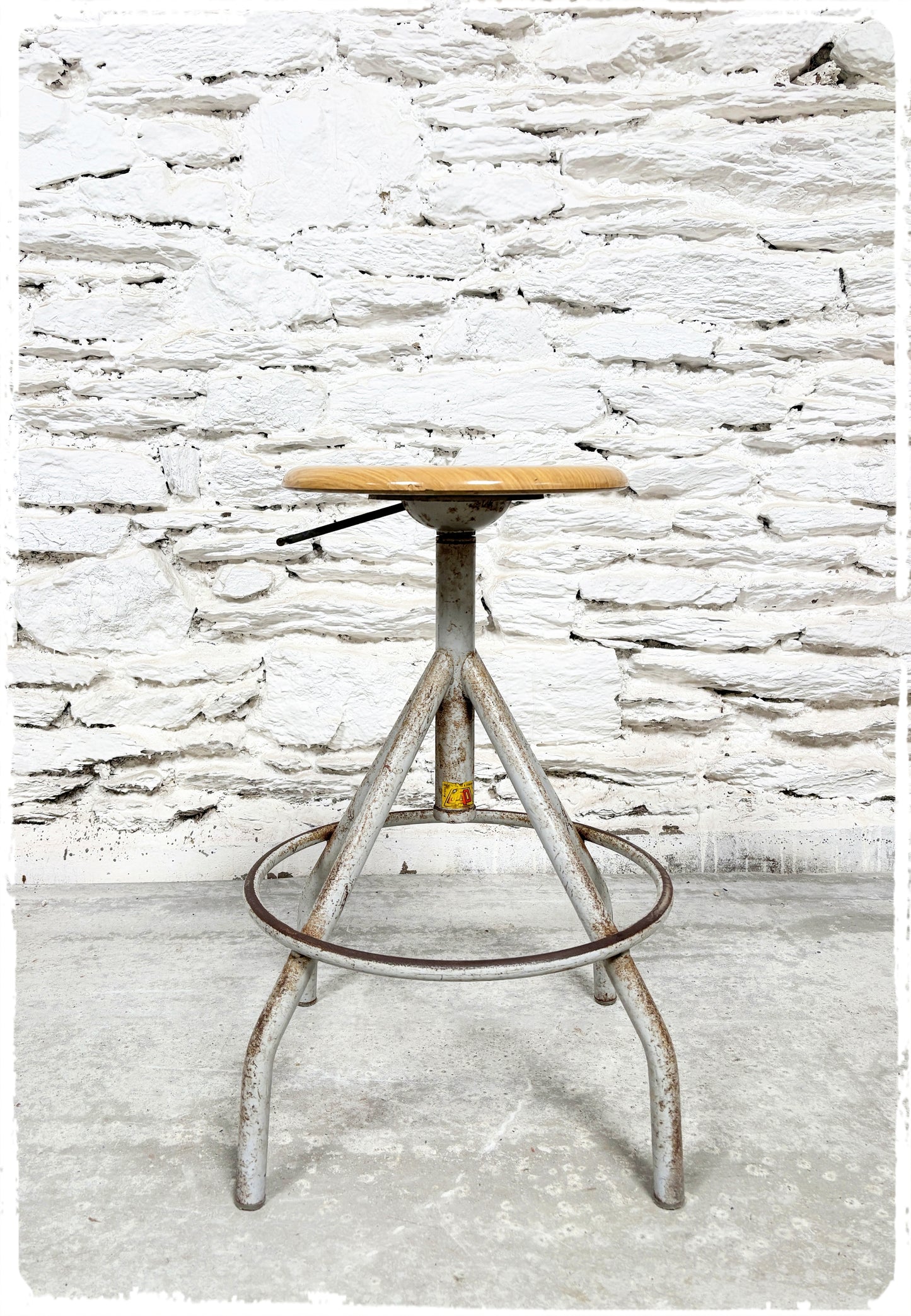 Tabouret Haut d'Atelier Vintage BAO