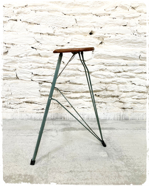 Tabouret Industriel Vintage Pieds Eiffel Pliant Libellule