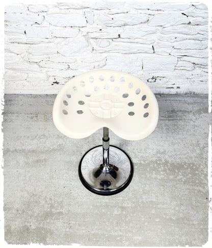 Tabouret Vintage Années 70 Faucheuse par Etienne Fermigier Mirima